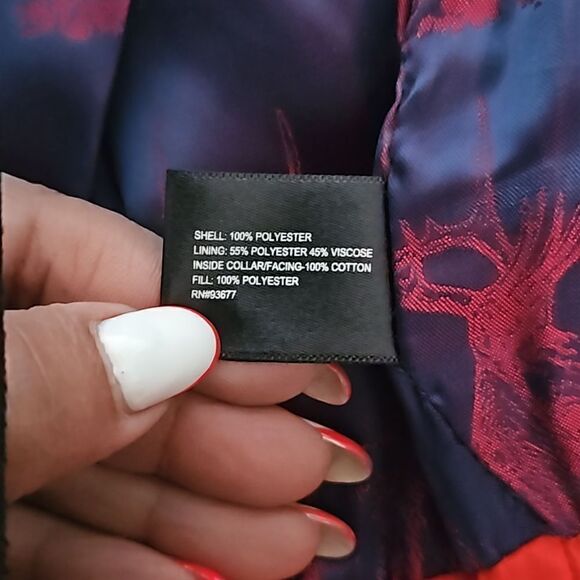 Ted Baker Kid's Zip-Up Puffy Vest 4 Years Red - Picture 6 of 16